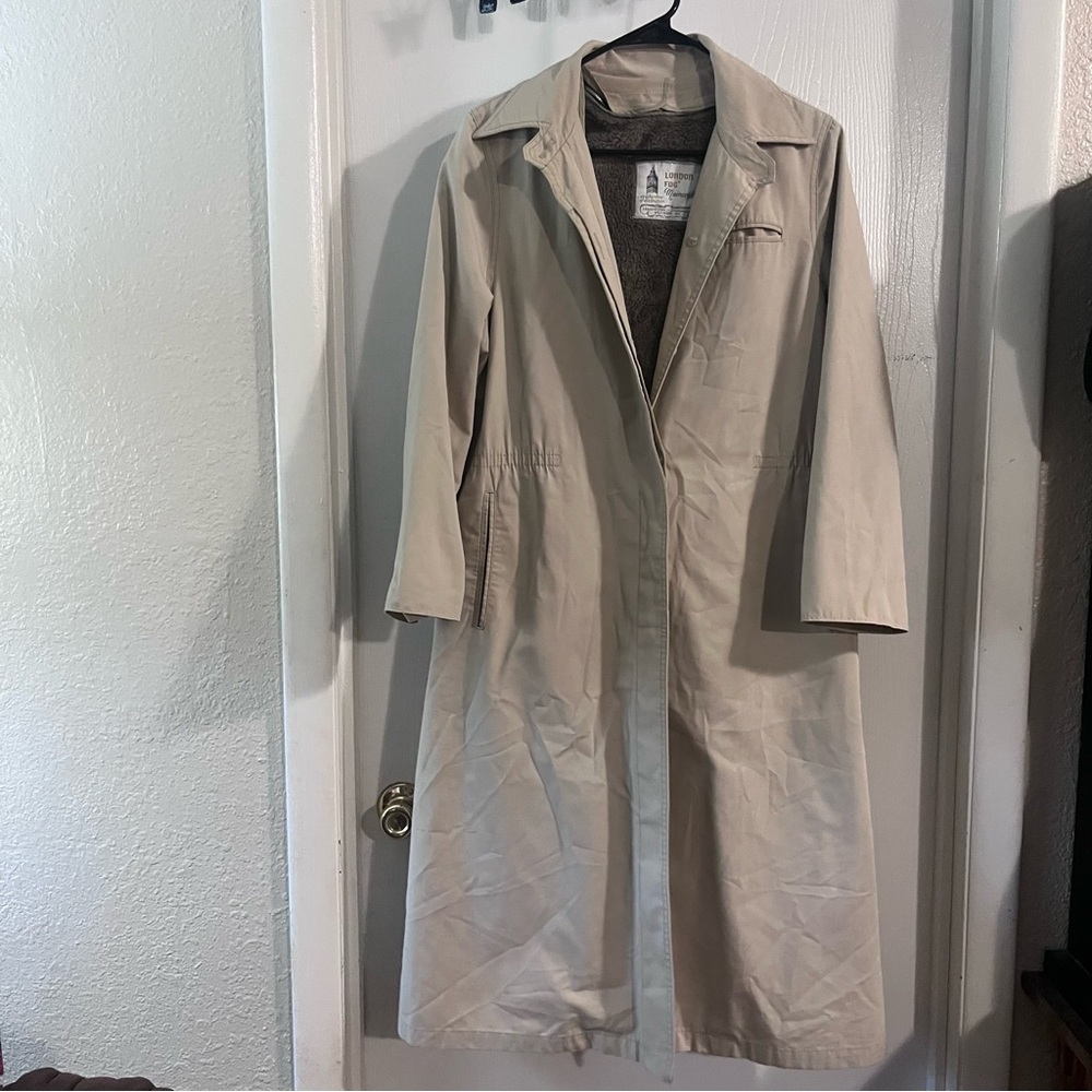 London Fog Classic Tan Trench Coat